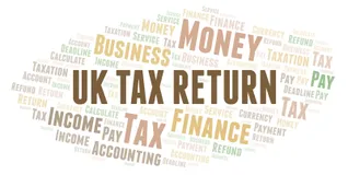 uk tax return word cloud 141067118