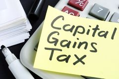 capital gains tax cgt concept business documents 142276600 1