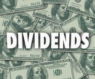 dividends earning money profits stock investments 63236751