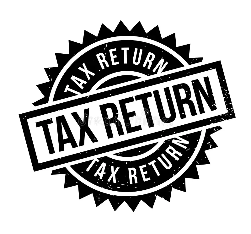 tax return rubber stamp 103057254